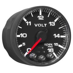 AutoMeter - AutoMeter Spek-Pro Electric Voltmeter Gauge P344328 - Image 6