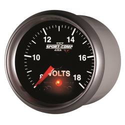 AutoMeter - AutoMeter Sport-Comp II Electric Voltmeter Gauge 3683 - Image 3