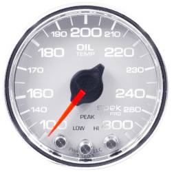 AutoMeter - AutoMeter Spek-Pro Electric Oil Temperature Gauge P32211 - Image 2