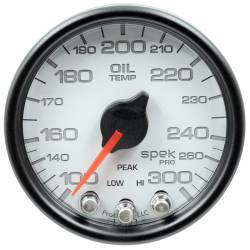 AutoMeter - AutoMeter Spek-Pro Electric Oil Temperature Gauge P32212 - Image 1