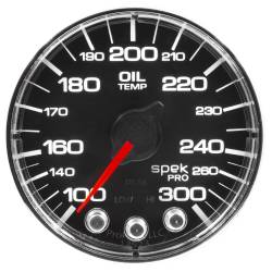 AutoMeter - AutoMeter Spek-Pro Electric Oil Temperature Gauge P322318 - Image 1