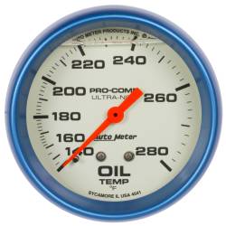 AutoMeter - AutoMeter Ultra-Nite Oil Temperature Gauge 4241 - Image 1