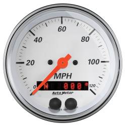 AutoMeter - AutoMeter Arctic White Speedometer 1349 - Image 1