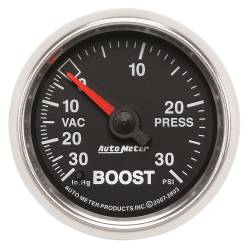 AutoMeter - AutoMeter GS Mechanical Boost/Vacuum Gauge 3803 - Image 1