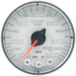 AutoMeter - AutoMeter Spek-Pro Electric Water Temperature Gauge P346228 - Image 1