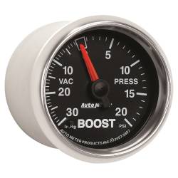 AutoMeter - AutoMeter GS Mechanical Boost/Vacuum Gauge 3807 - Image 5