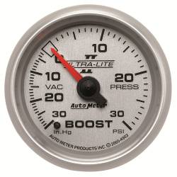 AutoMeter - AutoMeter Ultra-Lite II Mechanical Boost/Vacuum Gauge 4903 - Image 1