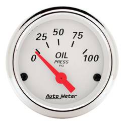 AutoMeter - AutoMeter Arctic White 5 Gauge Set Fuel/Oil/Speedo/Volt/Water 1350 - Image 3