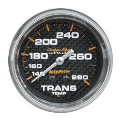 AutoMeter - AutoMeter Carbon Fiber Mechanical Transmission Temperature Gauge 4851 - Image 1