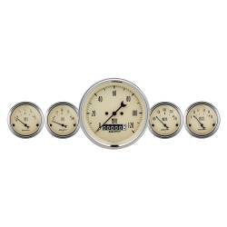 AutoMeter - AutoMeter Antique Beige 5 Gauge Set Fuel/Oil/Speedo/Volt/Water 1840 - Image 1