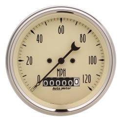 AutoMeter - AutoMeter Antique Beige 5 Gauge Set Fuel/Oil/Speedo/Volt/Water 1840 - Image 5