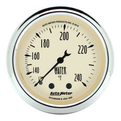 AutoMeter - AutoMeter Antique Beige Mechanical Water Temperature Gauge 1832 - Image 1