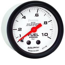 AutoMeter - AutoMeter Phantom Mechanical Fuel Pressure Gauge 5711-M - Image 3