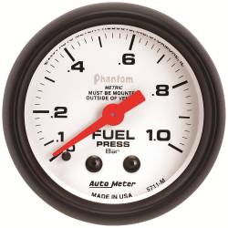 AutoMeter - AutoMeter Phantom Mechanical Fuel Pressure Gauge 5711-M - Image 2