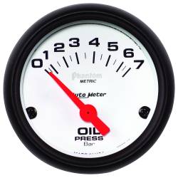 AutoMeter - AutoMeter Phantom Electric Metric Oil Pressure Gauge 5727-M - Image 1