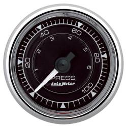 AutoMeter - AutoMeter Chrono Oil Pressure Gauge 9721 - Image 1