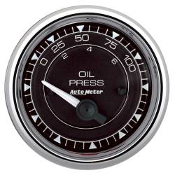 AutoMeter - AutoMeter Chrono Oil Pressure Gauge 9727 - Image 1