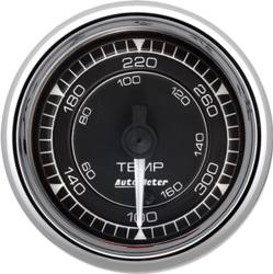 AutoMeter - AutoMeter Chrono Water Temperature Gauge 9732 - Image 1