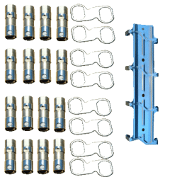 19540280 - GM Big Block Chevy Gen VI (1996-2002 Factory Roller Blocks Only) Hydraulic Roller Lifter Kit- Includes 16 Lifters, 8 Tie Bars, 1 Retainer Spring & Hardware