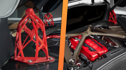 GM (General Motors) - 85599584 BRACKET PKG-L/GATE STRUT (BODY SI)      *EDGE RED METT - Image 2