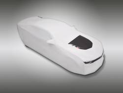 23248243 Premium All-Weather Outdoor Car Cover in Very Light Grey with ZL1 Logo