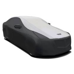 GM (General Motors) - 23479302 Premium All-Weather Outdoor Cover in Gray and White with Cadillac Logo - Image 2