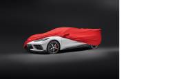 GM (General Motors) - 84865966 Premium Indoor Car Cover in Red with Debossed Stingray Logo - Image 2
