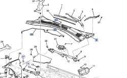 84154468 Cowl Top Vent Louver