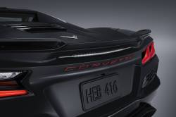 86526362 Corvette Script Rear Emblem in Torch Red