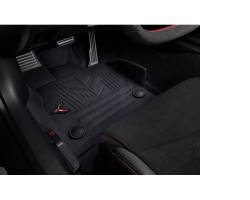 GM (General Motors) - 84534619 Premium All-Weather Floor Liners in Jet Black with Crossed Flags Logo - Image 2