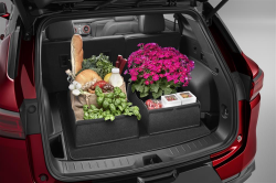 GM (General Motors) - 84714859 Premium Carpeted Cargo Area Mat in Jet Black with Integrated Cargo Bin - Image 2