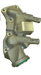 88958721 - Ecotec 2.0L, 2.2L, 2.4L Intercooler Modified 2 Pass Endplate - Replacement Part For GM Kit Part #'s: 88958718, 88958719, 88958715, 88958716, 88958717